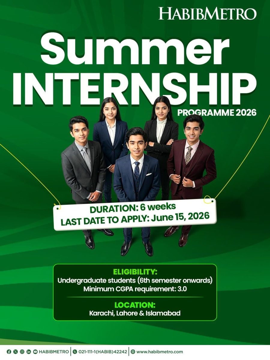 Habib Metropolitan Bank Summer Internship Programme 2026 1