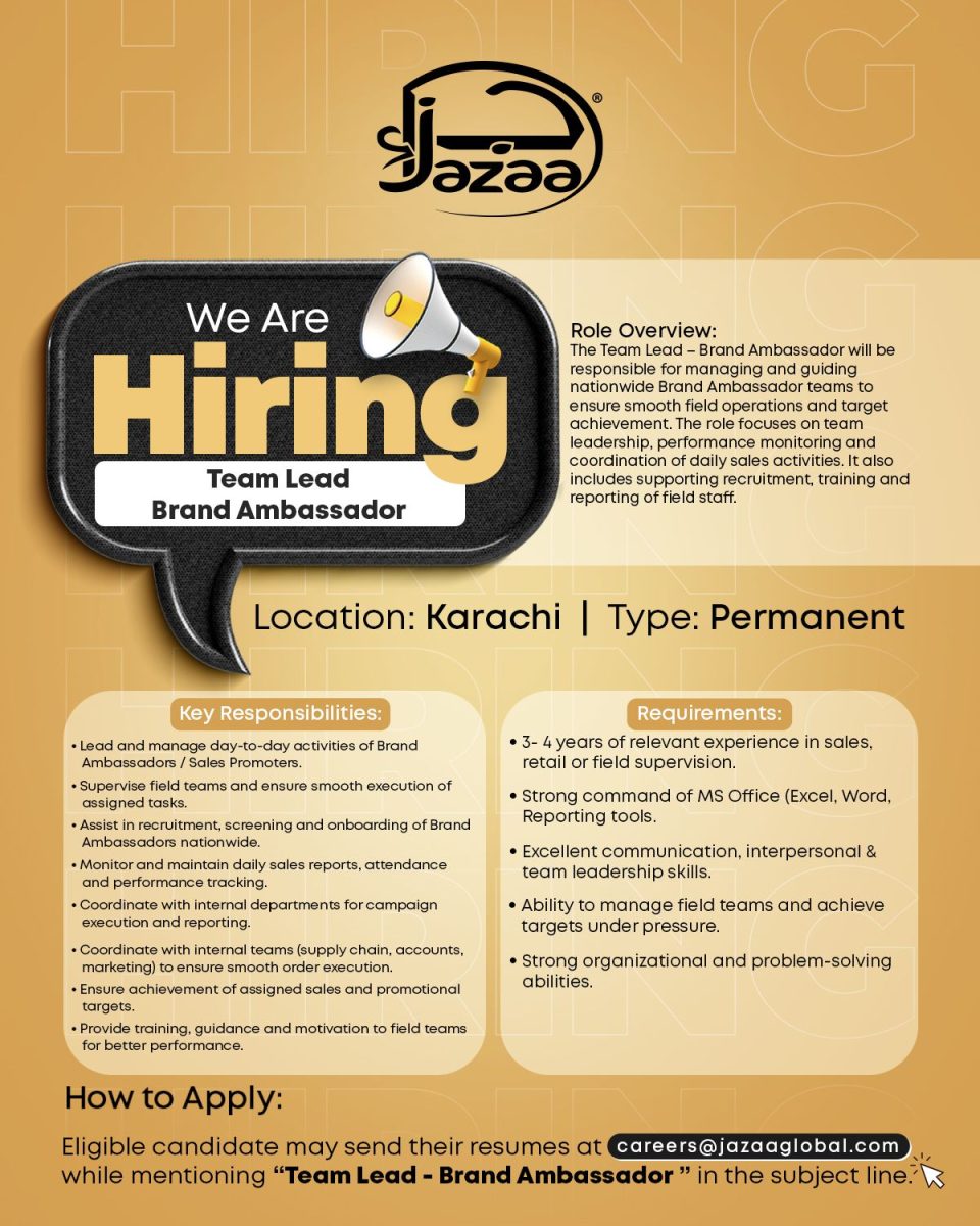Jazaa Foods Pvt Ltd Jobs Team Lead Brand Ambassador 1