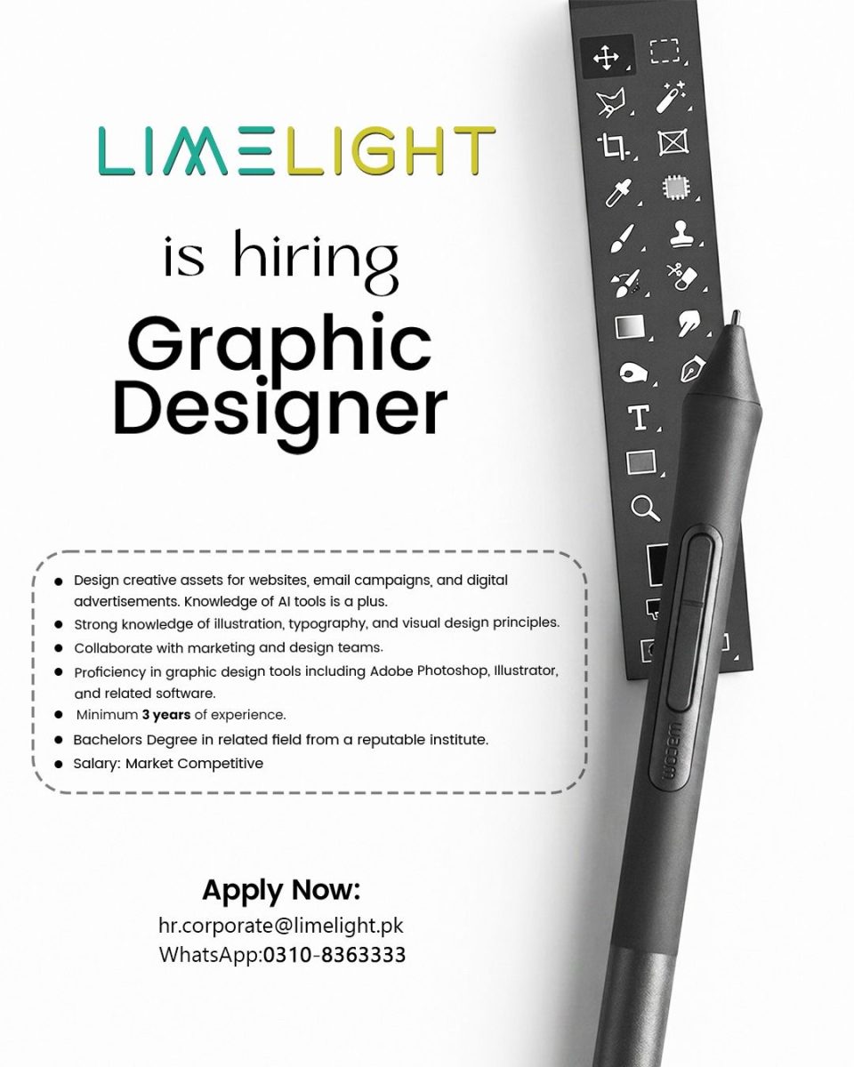 Limelight Jobs Graphic Designer 1