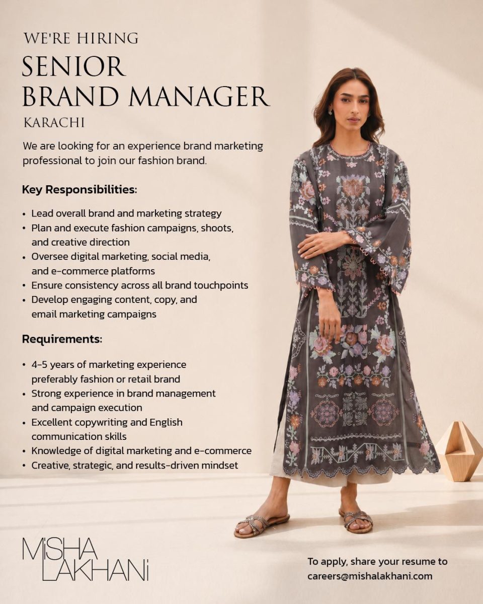 Misha Lakhani Jobs Senior Brand Manager 1