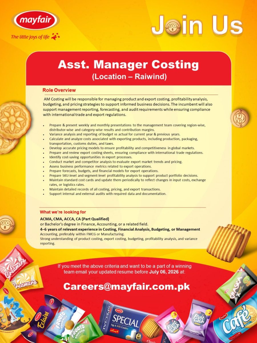 Mayfair Pakistan Jobs June 2026 1
