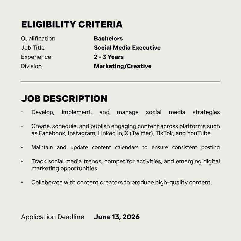 Nishat Linen NL Jobs June 2026 2