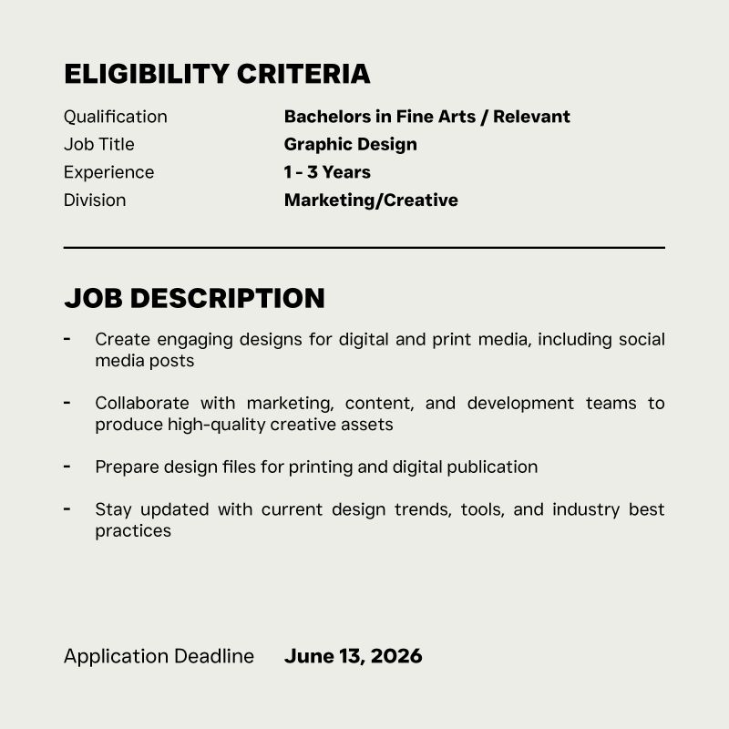 Nishat Linen NL Jobs June 2026 5