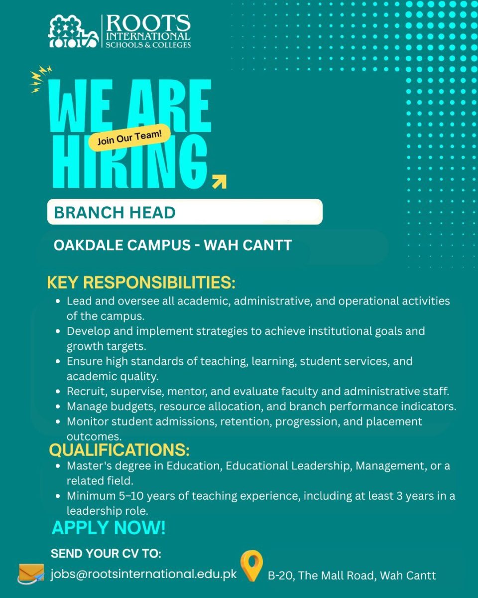 ROOTS International Schools & Colleges Jobs July 2026 2
