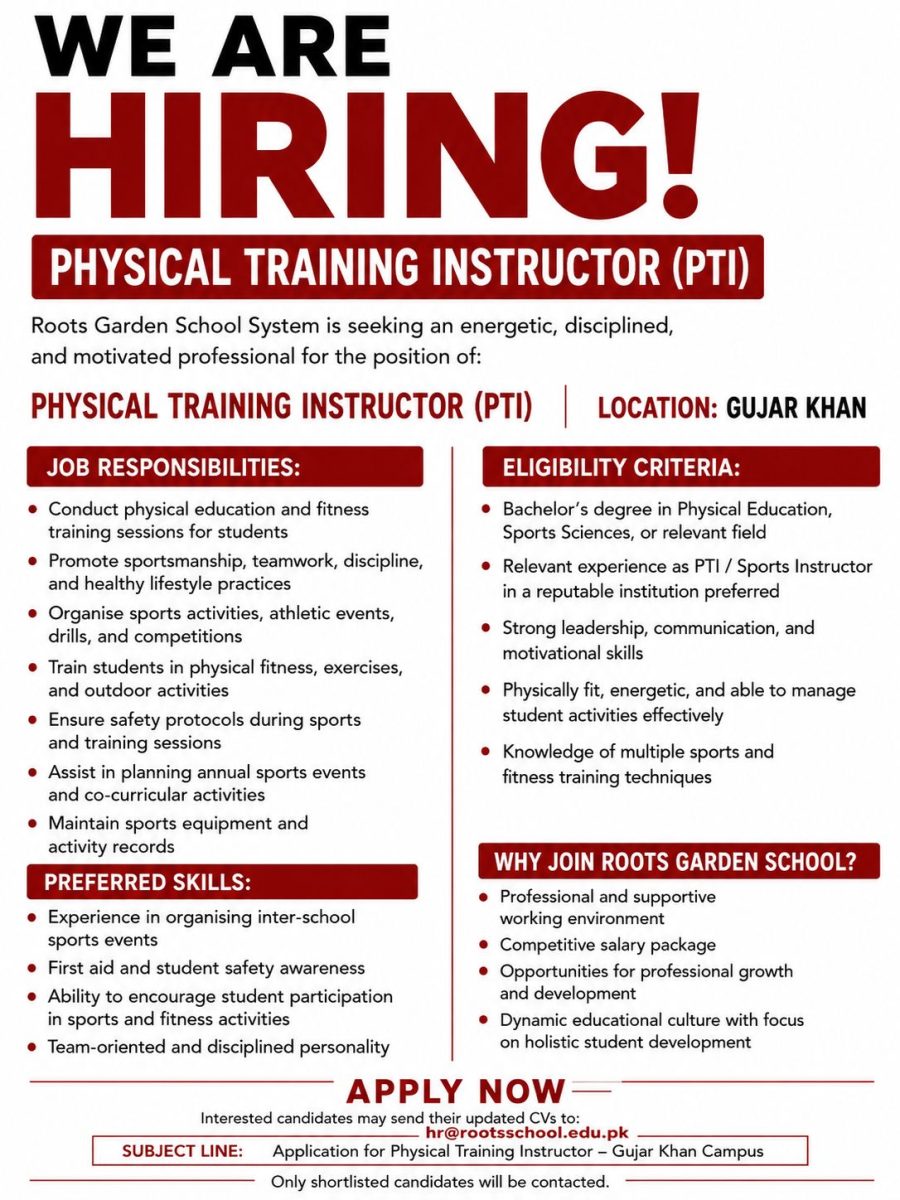 Roots Garden School Jobs June 2026 2