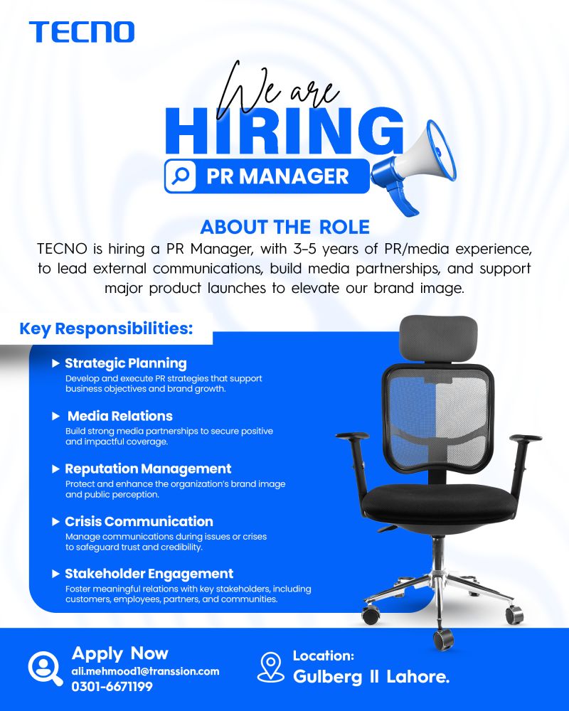 Techno Transsion Jobs Jobs PR Manager 1