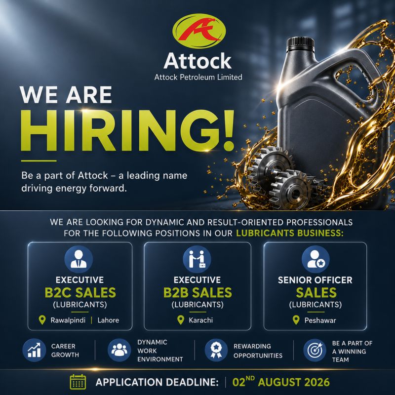 Attock Petroleum Limited APL Jobs July 2026 1