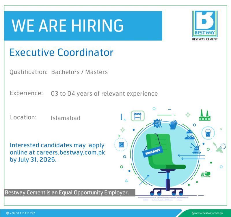 Bestway Cement Limited Jobs July 2026 1