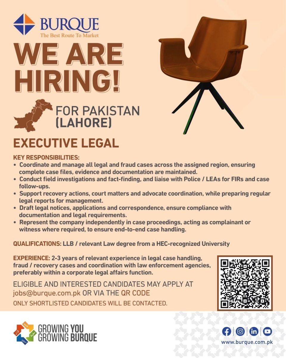 Burque Corporation Limited Jobs Executive Legal  1