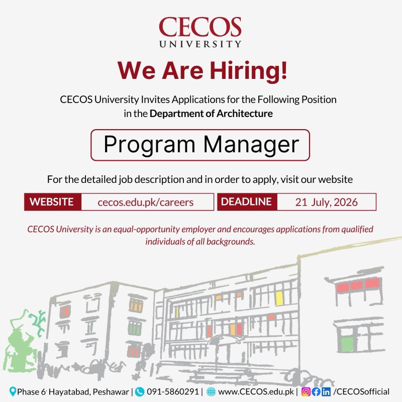 CECOS University Jobs Program Manager 1