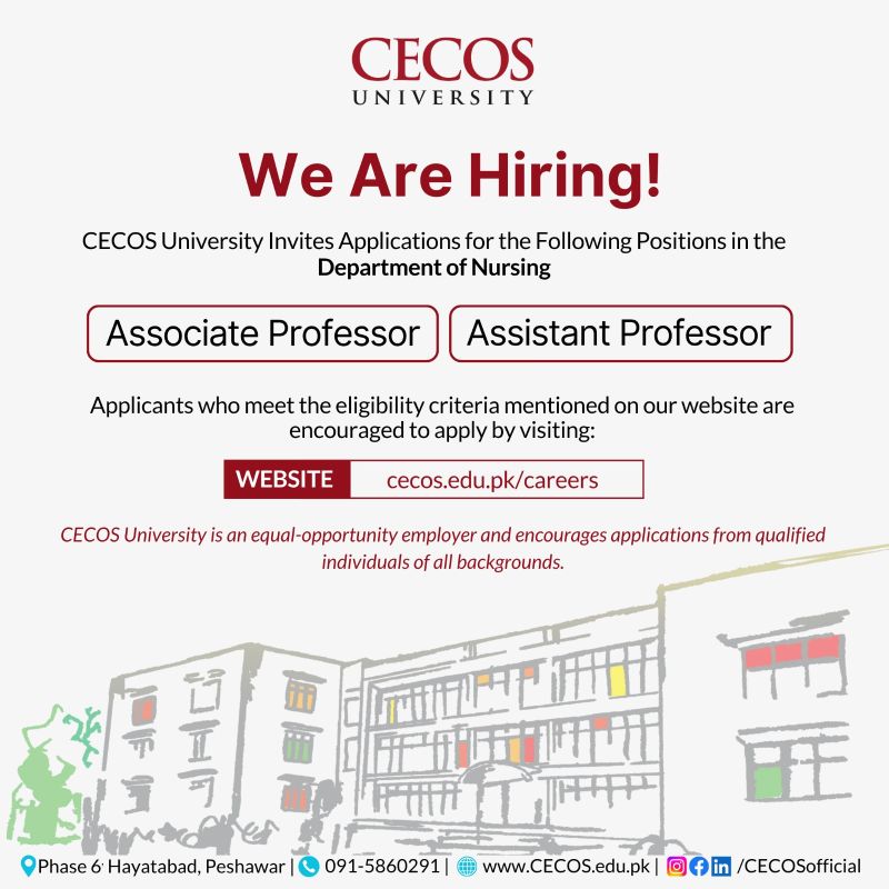 CECOS University Jobs July 2026 1