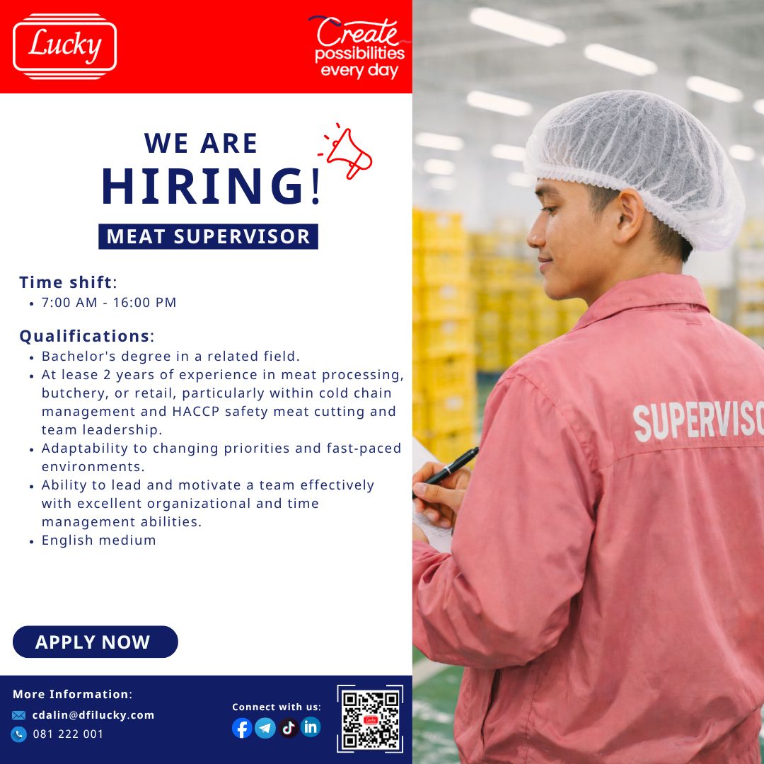 DFI Lucky Pvt Ltd Jobs Meat Supervisor 1