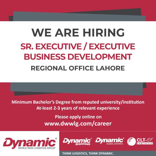 Dynamic World Wide Logistics Group Jobs Sr Executive / Executive Business Development 1