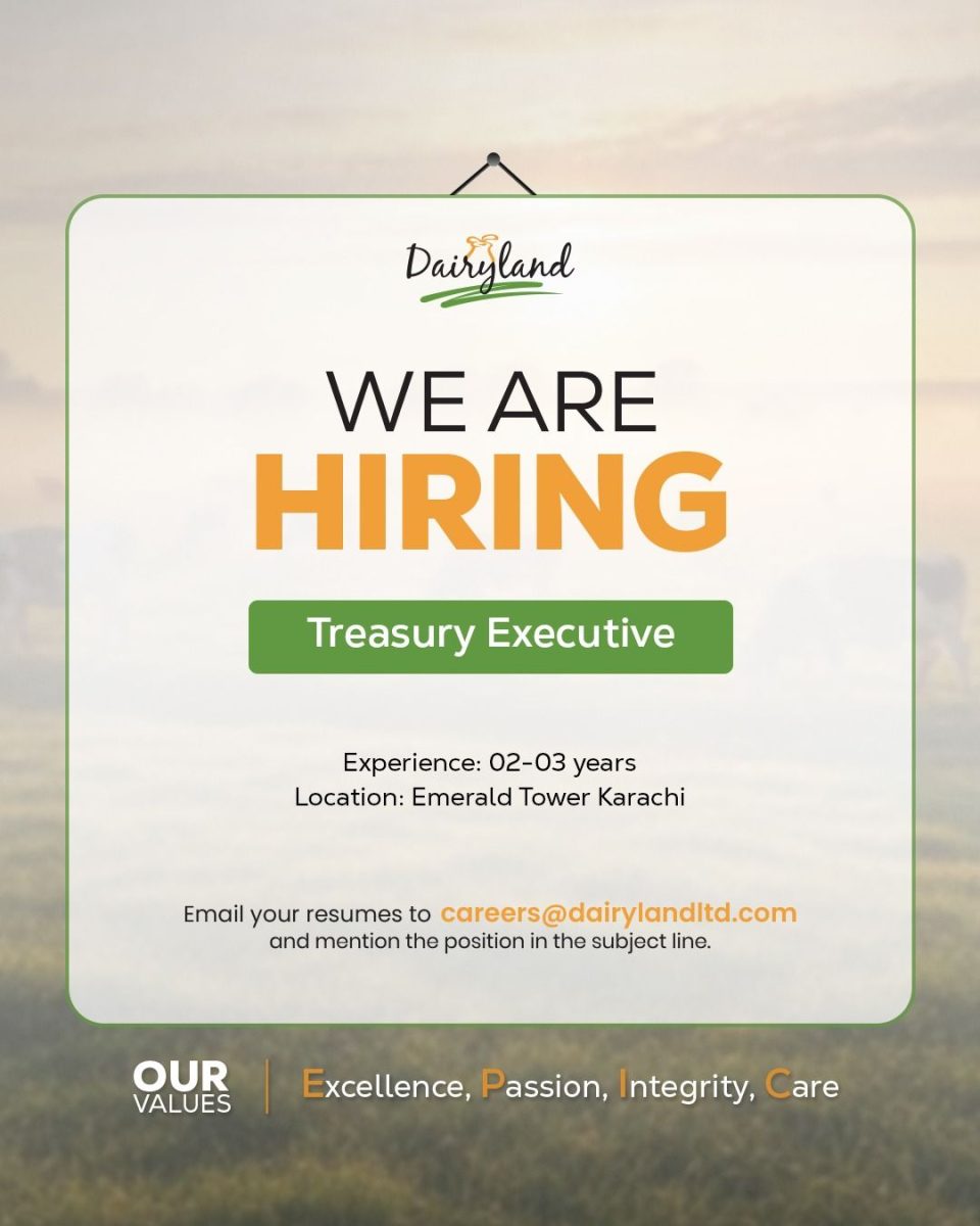 Dairyland Private Limited Jobs Treasury Executive 1