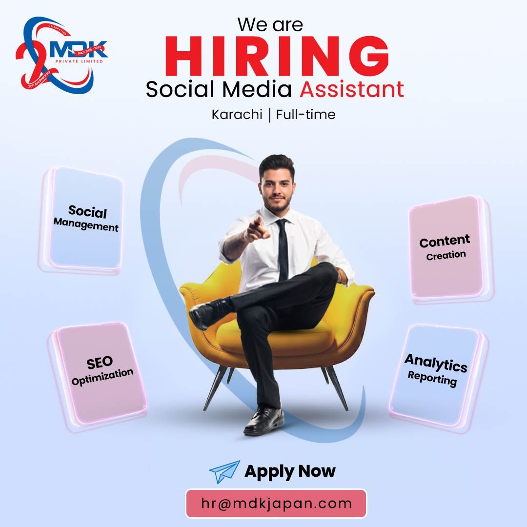 MDK Corporation Japan Jobs Social Media & SEO Assistant 1