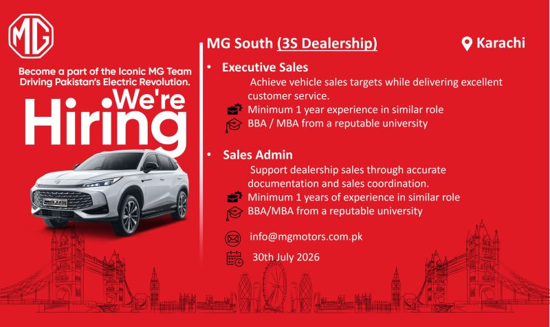 MG Motors Jobs July 2026 1