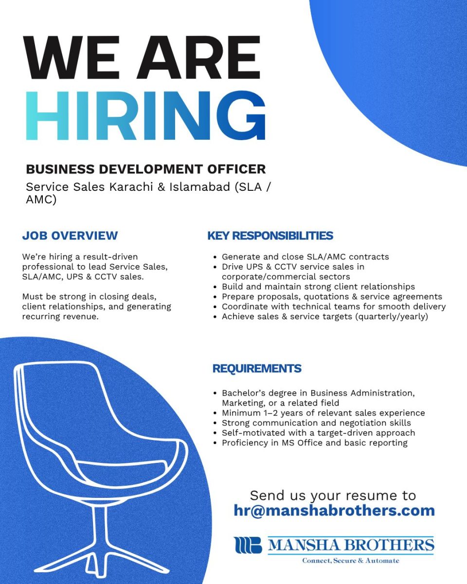 Mansha Brothers Jobs Business Development Officer 1