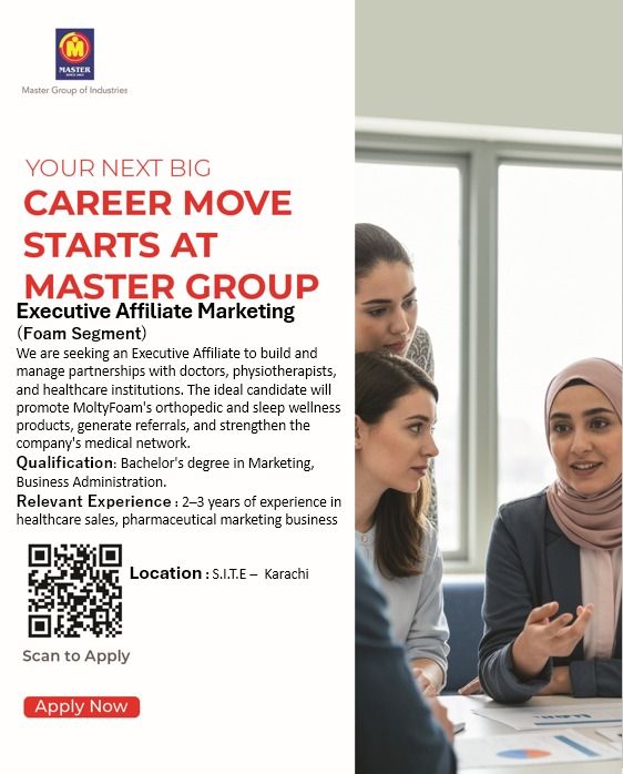 Master Group Of Companies Jobs Affiliate Executive 1