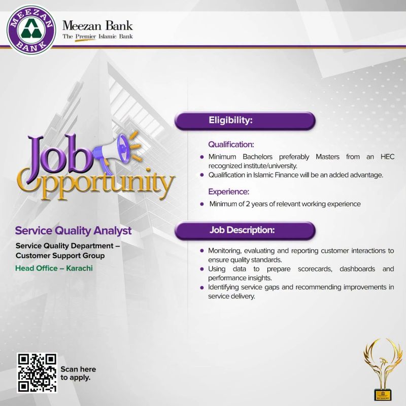 Meezan Bank Limited Jobs July 2026 1
