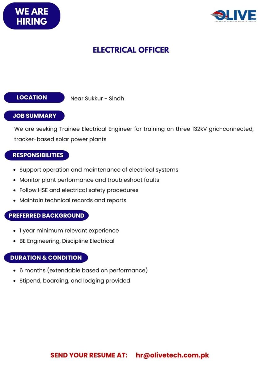 Olive Technical Services Pvt Ltd Jobs July 2026 1