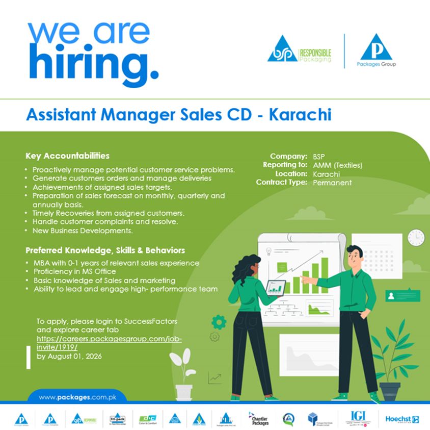 Packages Limited Jobs August 2026 3
