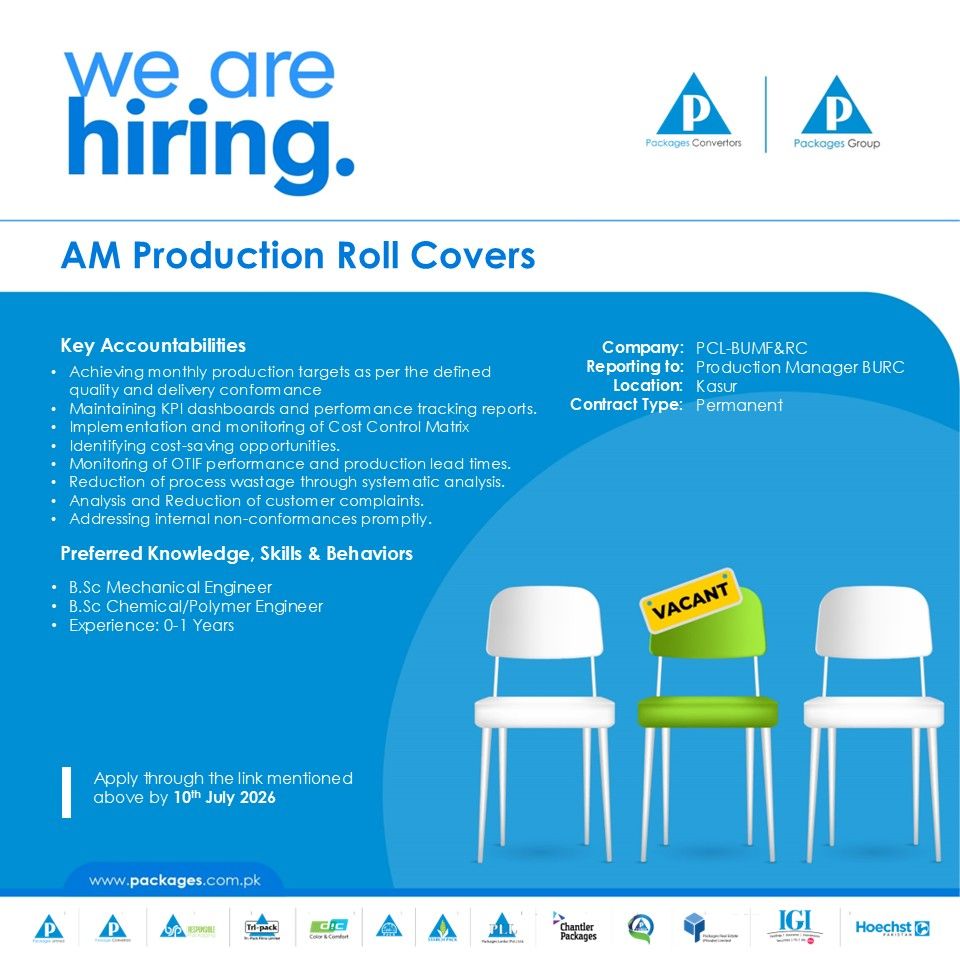 Packages Group Jobs AM Production Roll Covers 1
