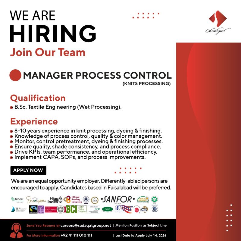 Sadaqat Group Jobs Manager Process Control 1