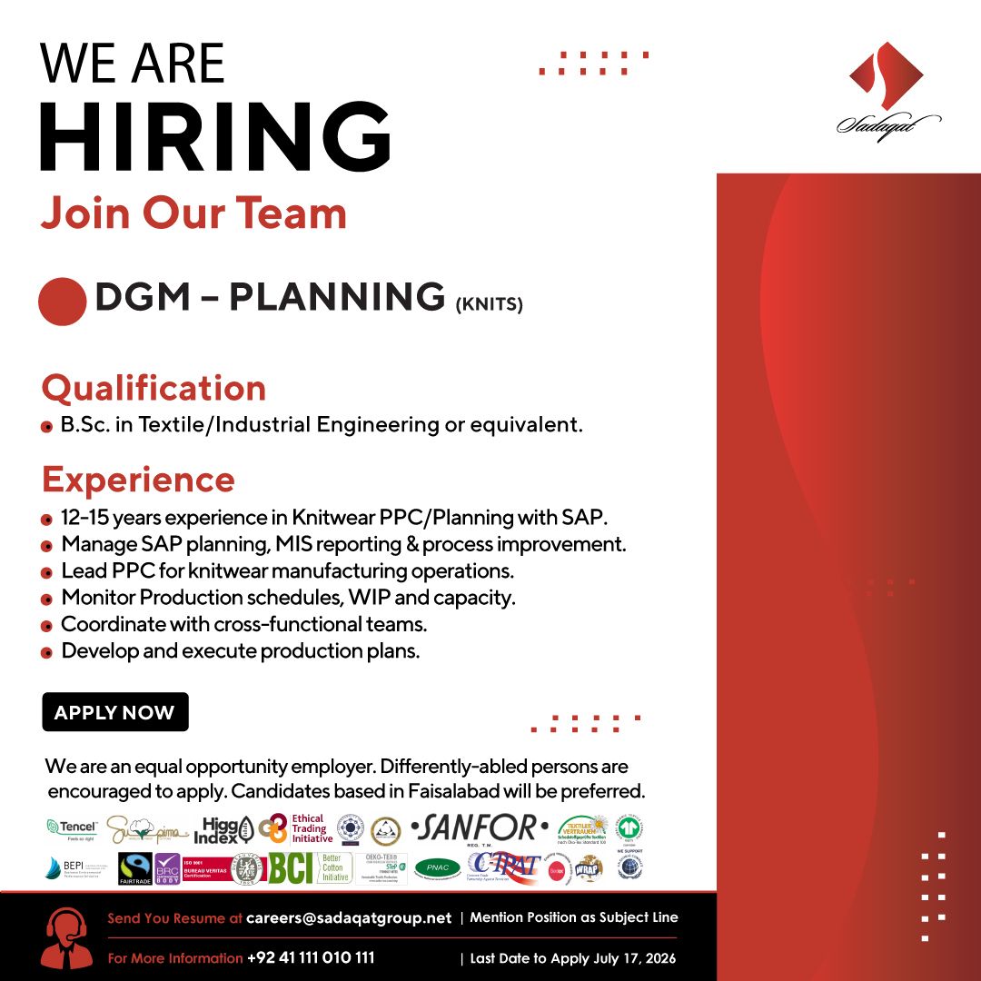 Sadaqat Ltd Jobs July 2026 1