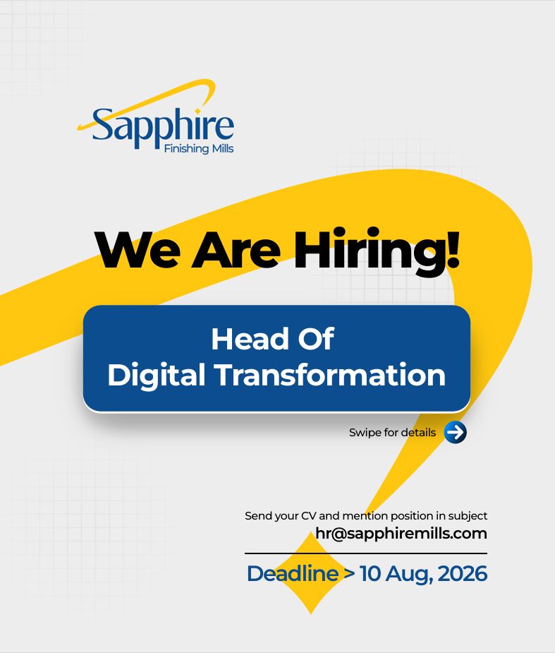 Sapphire Finishing Mills Jobs August 2026 1