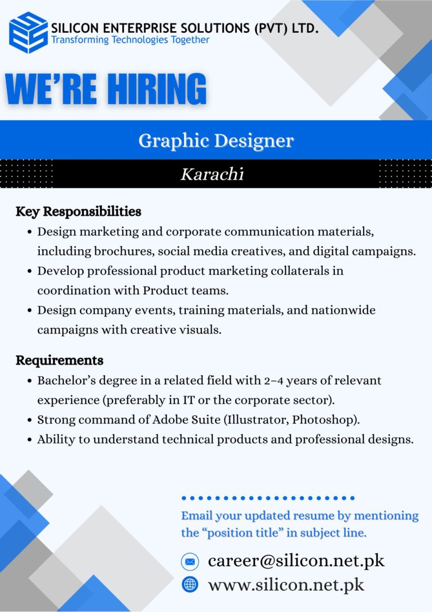 Silicon Enterprise Solutions Pvt Ltd Jobs Graphic Designer  1