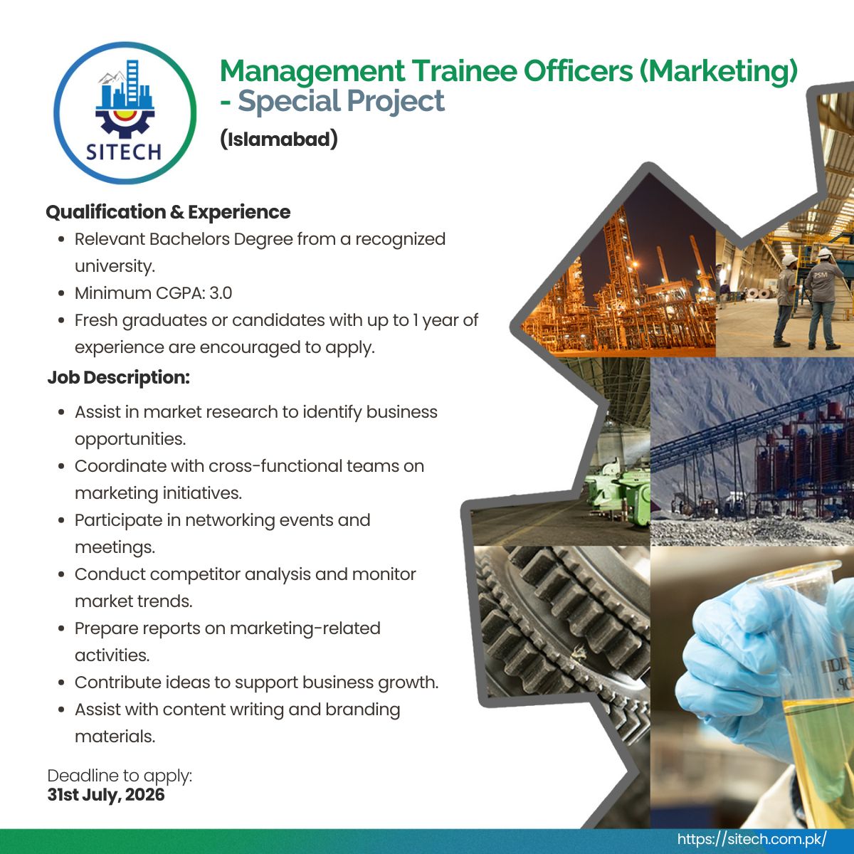 SITECH Jobs MTO Marketing 1