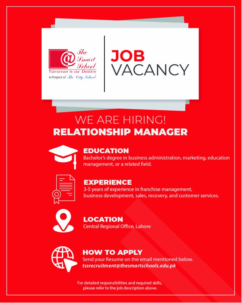 The Smart School Jobs Relationship Manager 1