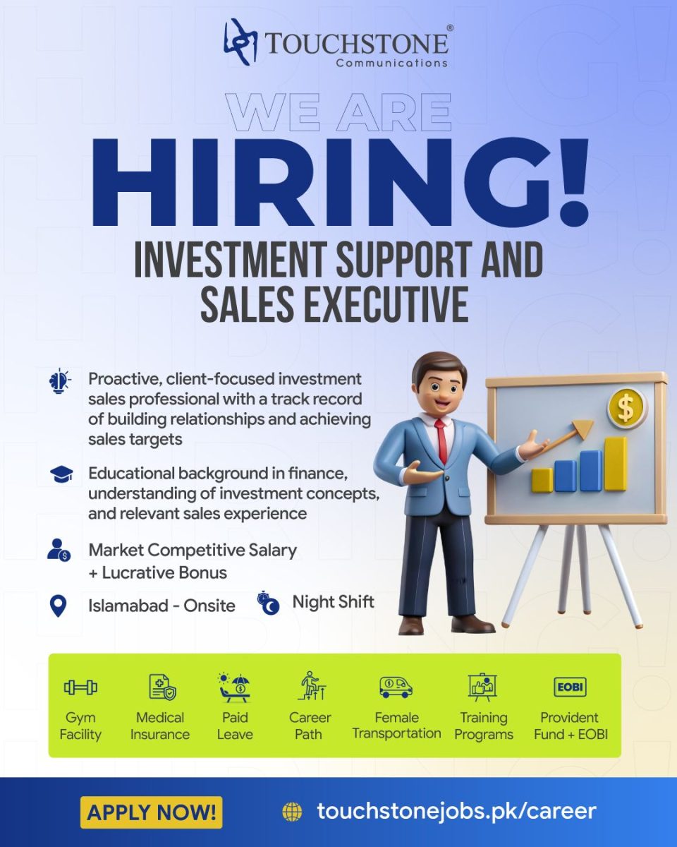 Touchstone Communications Jobs Investment Support and Sales Executive 1