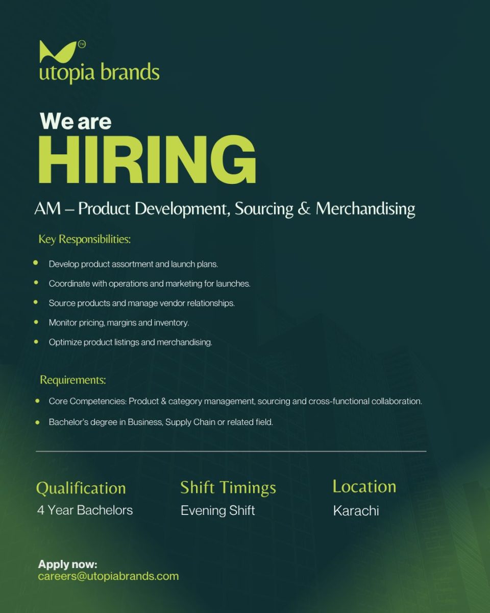 Utopia Brands Pakistan Jobs Assistant Manager Product Development 1