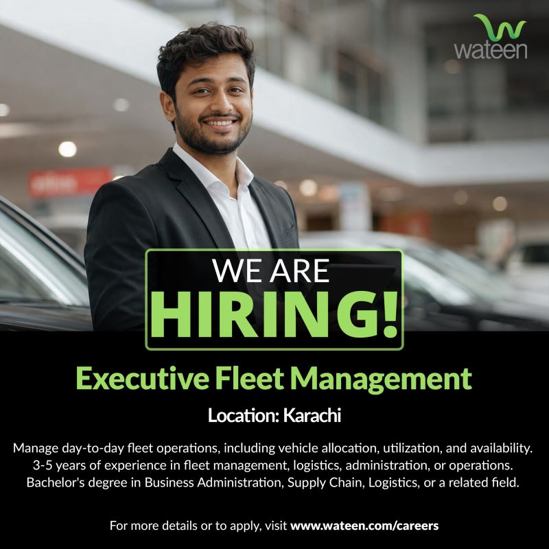 Wateen Telecom Limited Jobs Executive Fleet Management 1