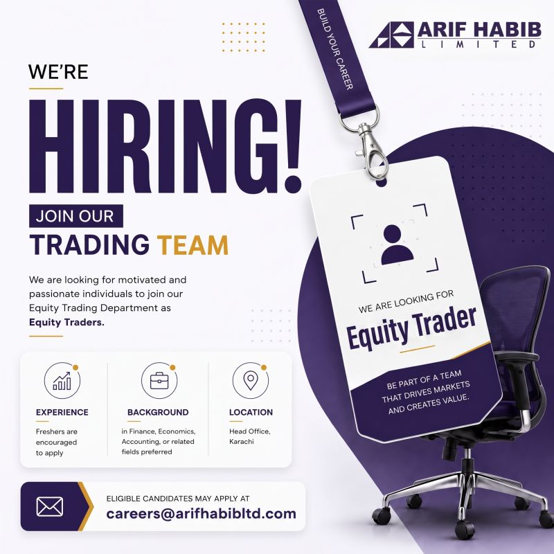 Arif Habib Limited Jobs Equity Traders 1