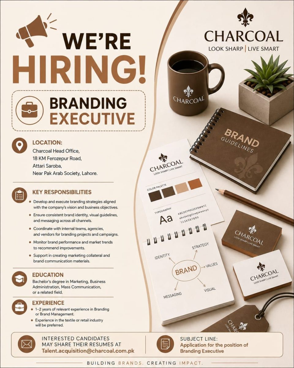 Charcoal Pvt Ltd Jobs Branding Executive 1