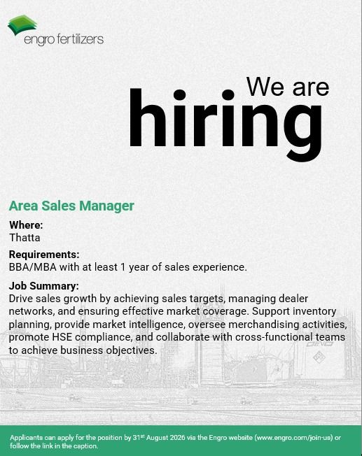 Engro Corporation Limited Jobs August 2026 2