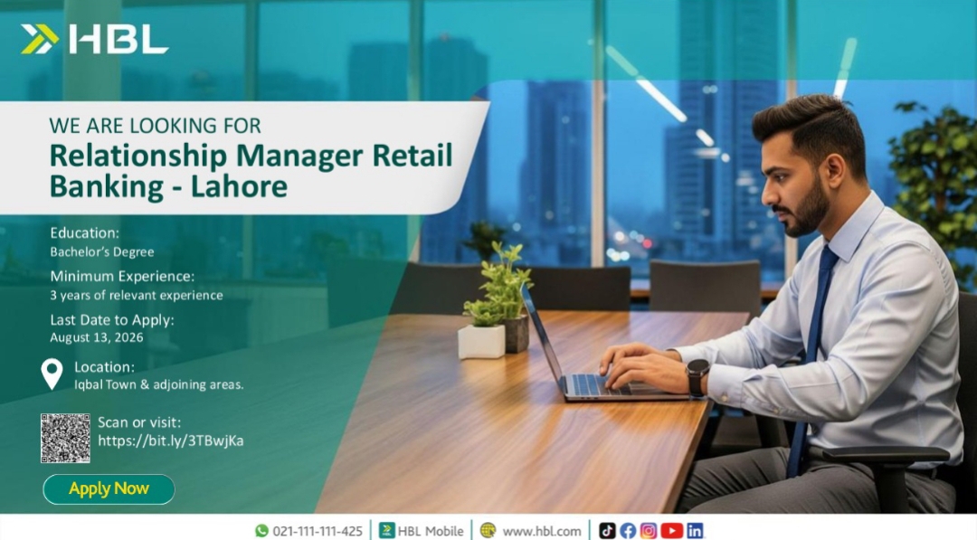 Habib Bank Limited HBL Jobs Relationship Manager Retail 1