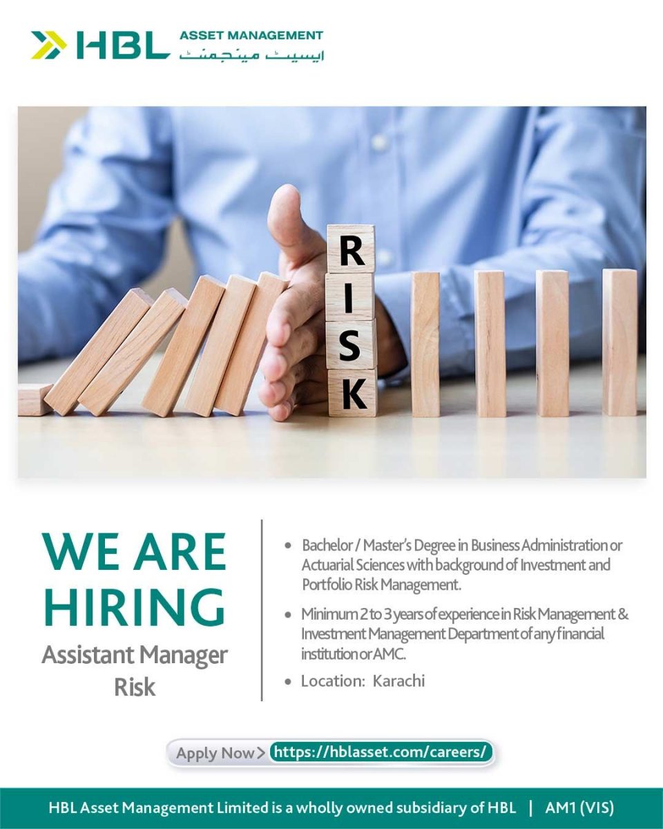 HBL Asset Management Limited Jobs Assistant Manager Risk 1