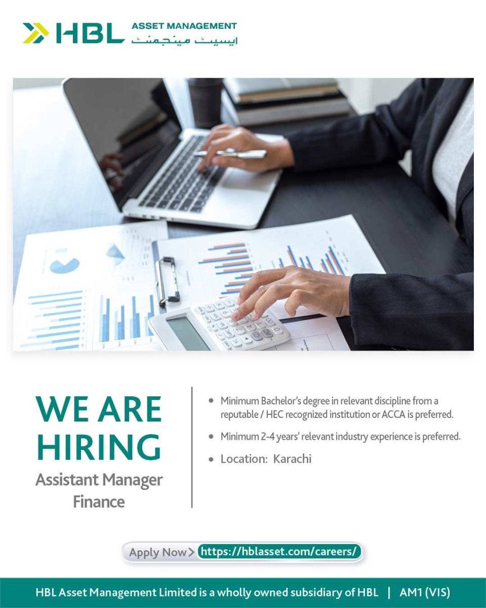  HBL Asset Management Jobs Assistant Manager Finance 1