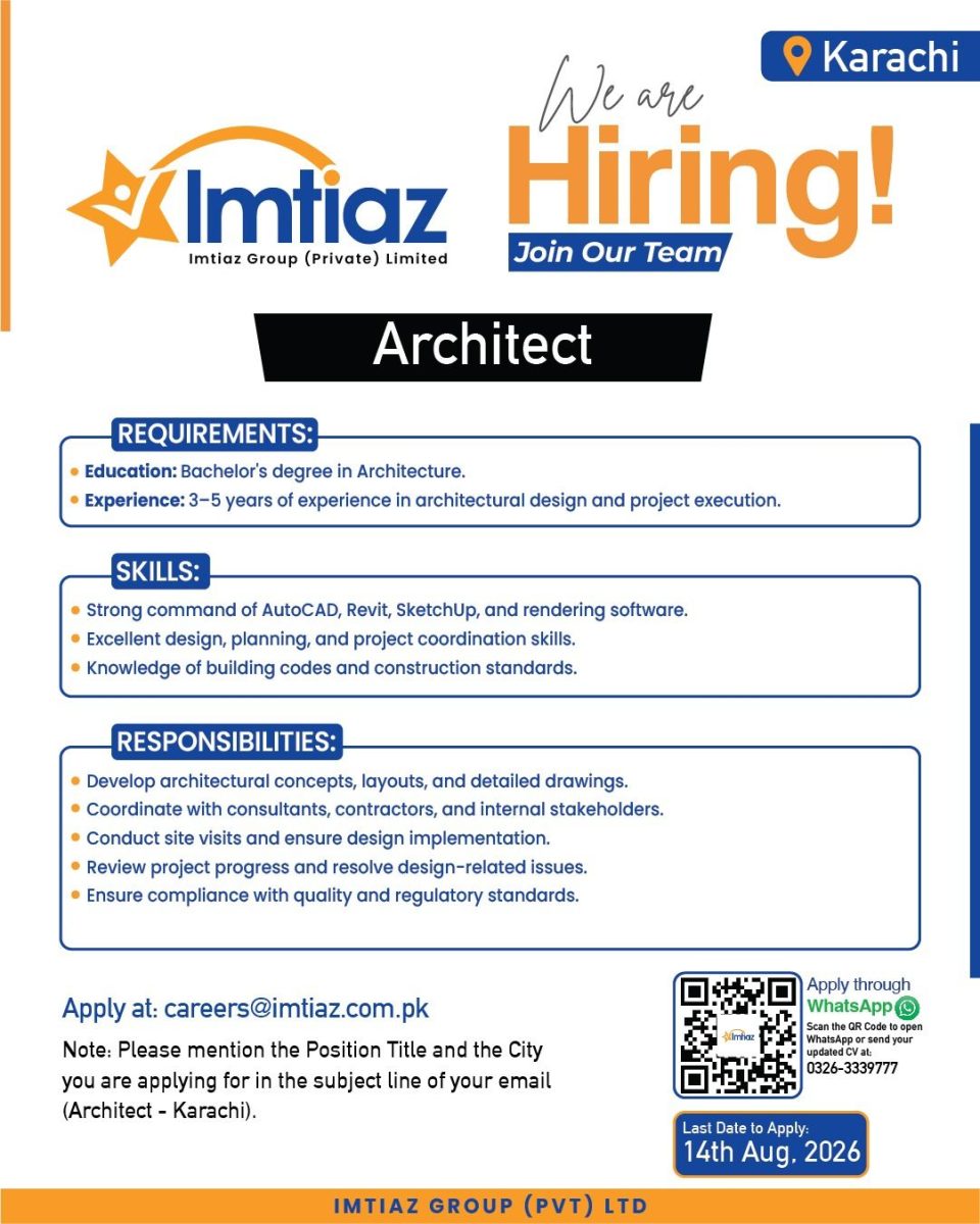 Imtiaz Super Market Jobs August 2026 1