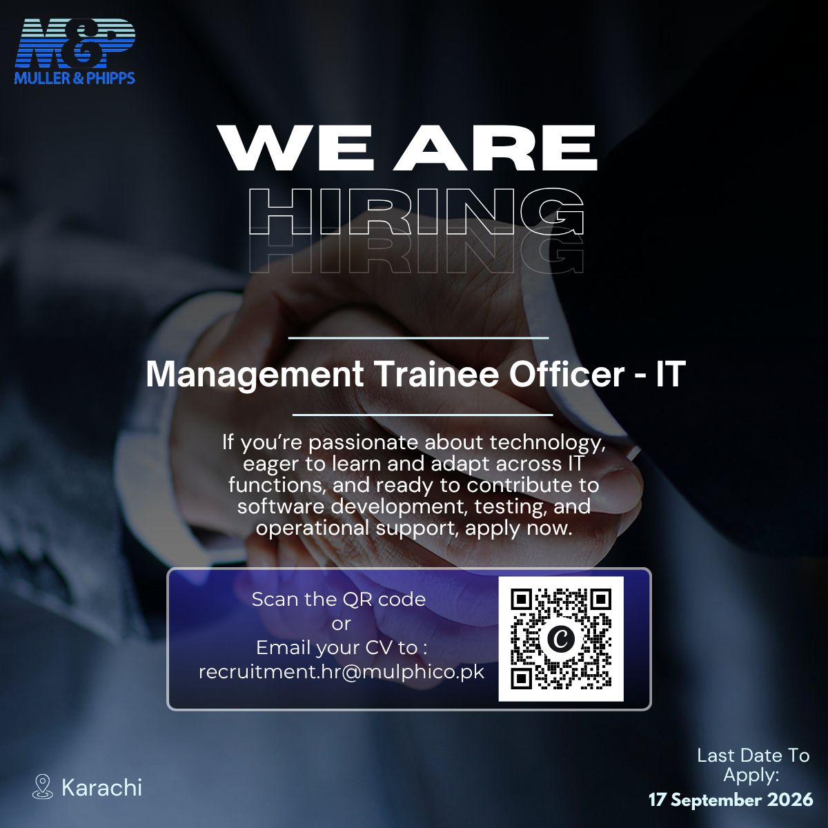 Muller & Phipps Pakistan Pvt Ltd Jobs Marketing Services Manager 1