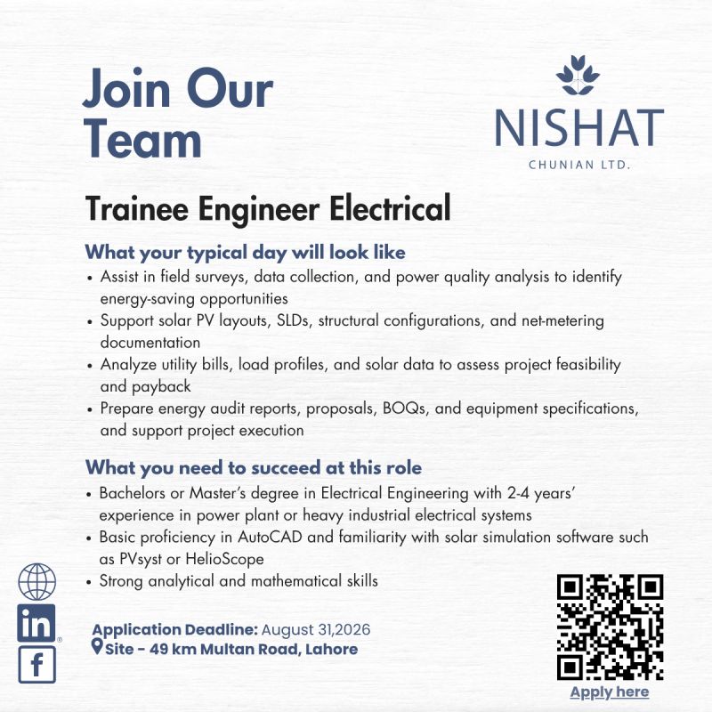 Nishat Chunian Limited Jobs August 2026 2