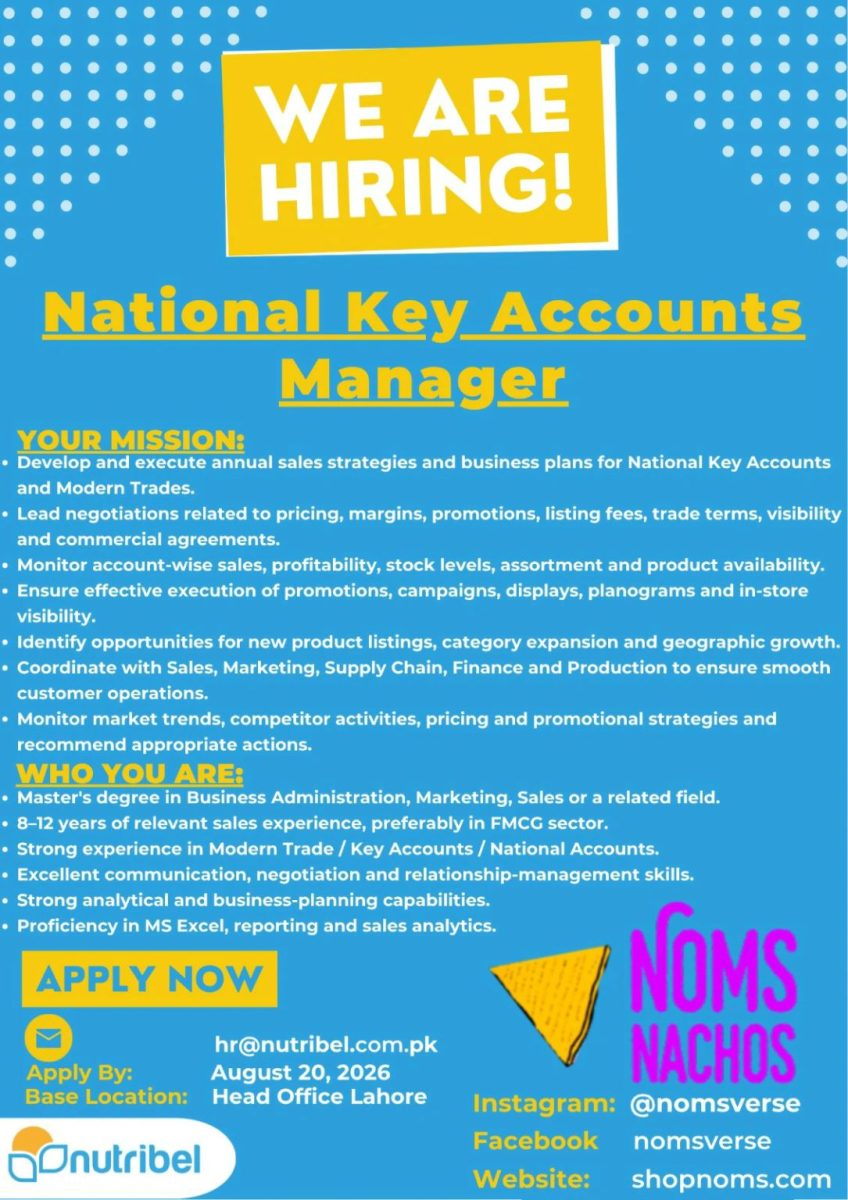Nutribel Pvt Ltd Jobs National Key Accounts Manager 1