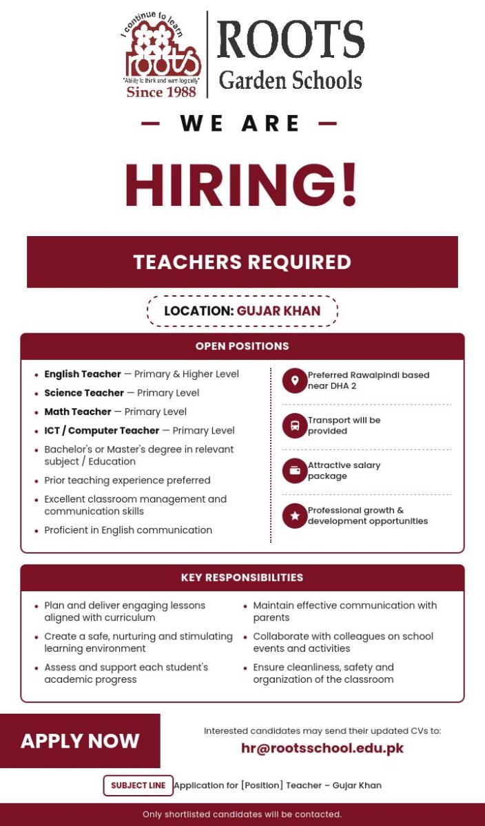 ROOTS Garden Schools Jobs Teachers 1