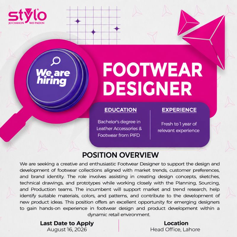 Stylo Pvt Ltd Jobs August 2026 1