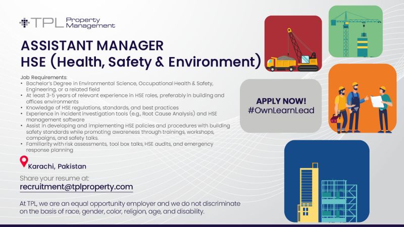 TPL Property Management Jobs Assistant Manager HSE 1