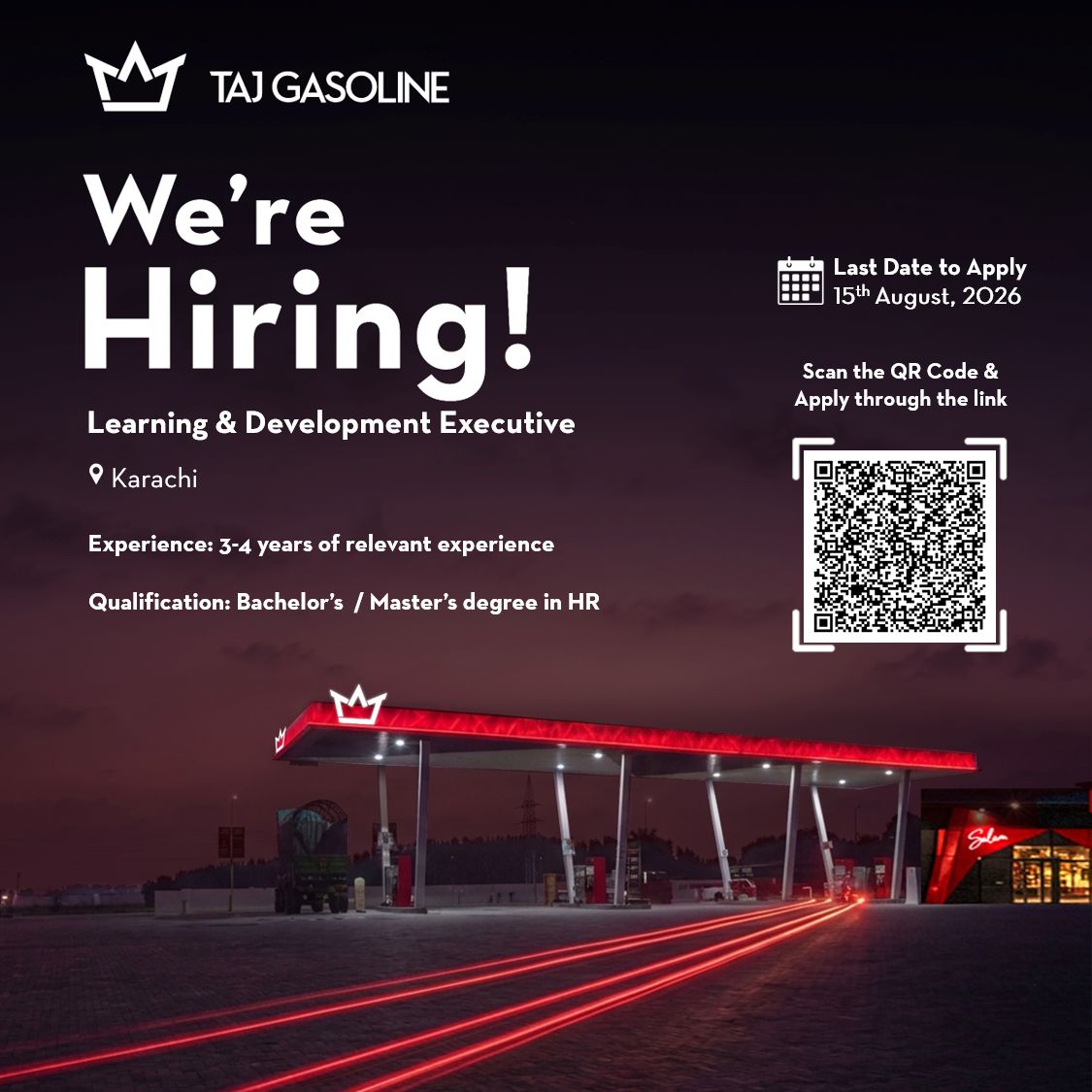 Taj Gasoline Pvt Ltd Jobs Learning & Development Executive 1