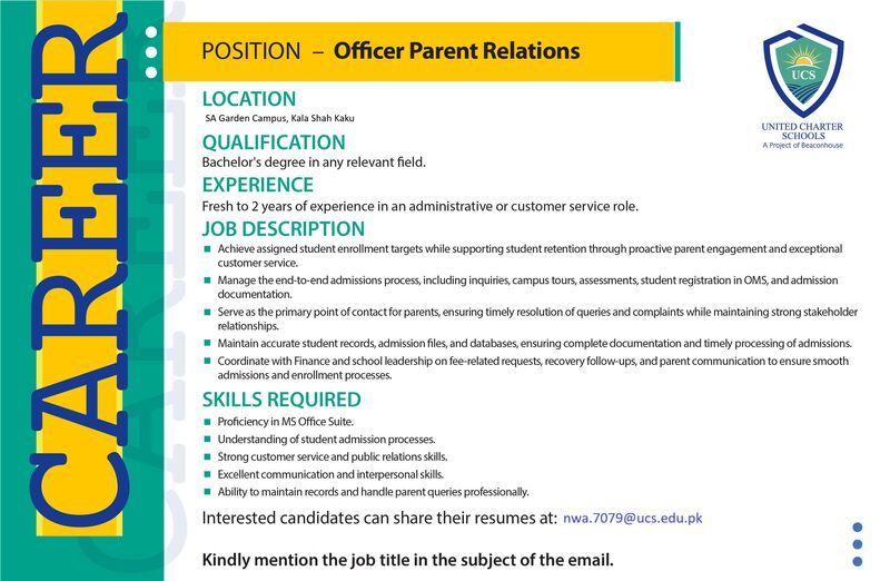 United Charter Schools Jobs August 2026 1